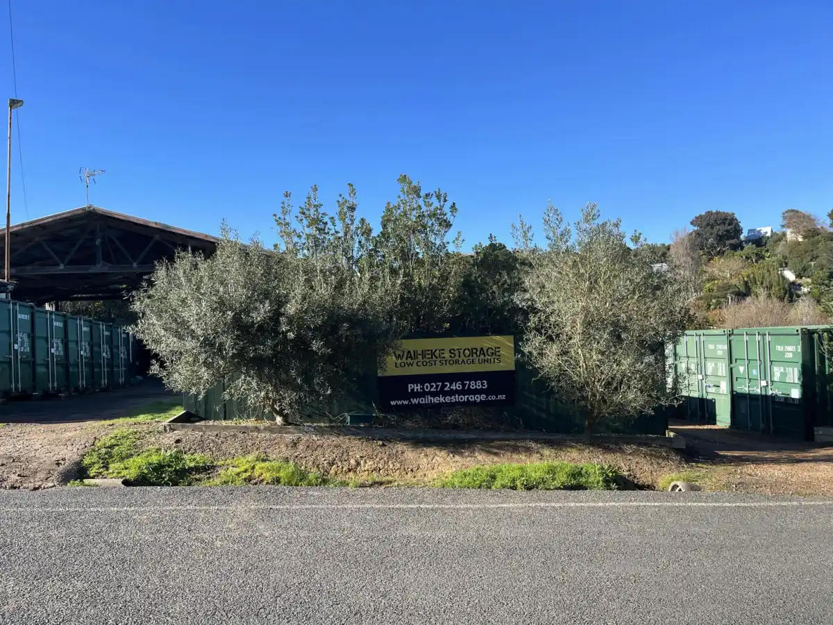 Total Storage Waiheke Front Entrance