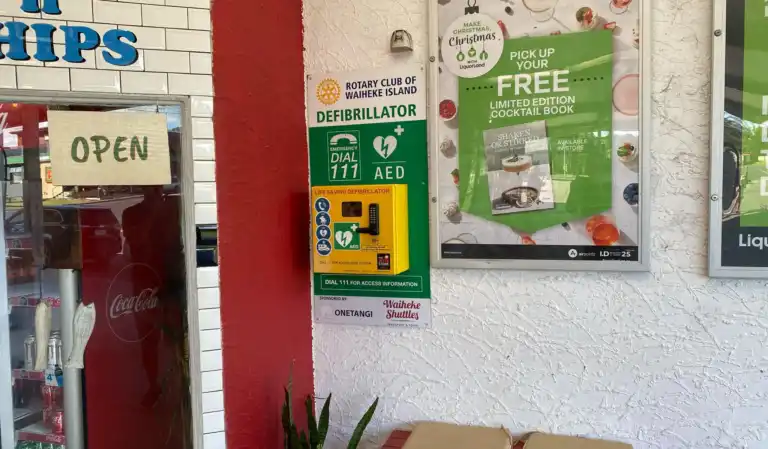 Waiheke Defibrillators/AED List